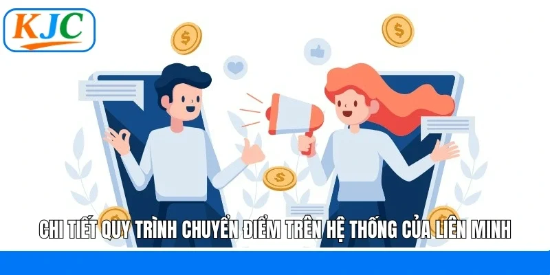 Chi tiết quy trình chuyển điểm trên hệ thống của liên minh