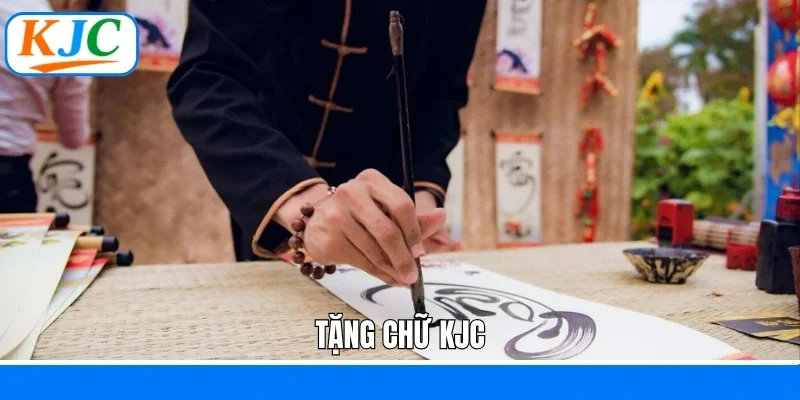 tặng chữ KJC