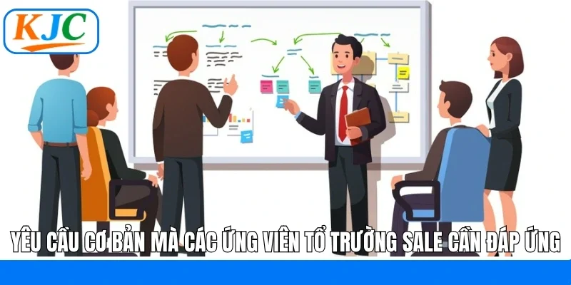 Yêu cầu cơ bản mà các ứng viên tổ trường sale cần đáp ứng